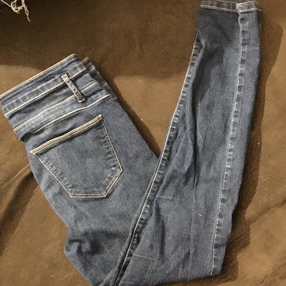 dark washed jeans